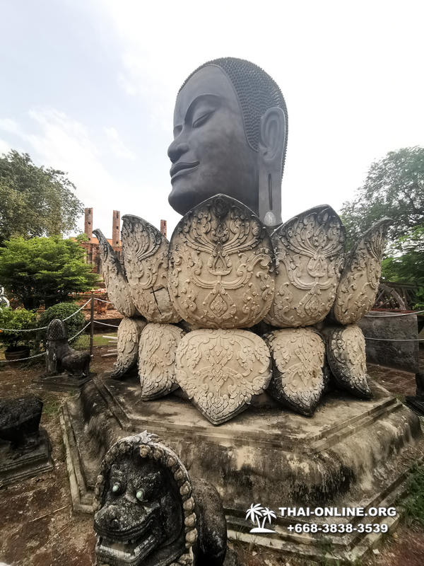 Река Квай и Айюттхайя храм Wat Na Phra Men фото тура в Паттайе 106