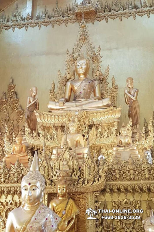 Однодневная экскурсия туристической компании Magic Thai Online из Паттайи в Чачоенгсао, храм Розового и Черного Ганеши, мумии монахов, храм Ват Сопхон, остров в виде лотоса - фото 29