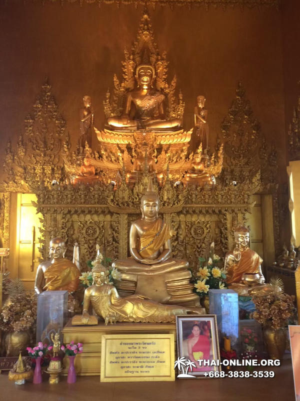 Однодневная экскурсия туристической компании Magic Thai Online из Паттайи в Чачоенгсао, храм Розового и Черного Ганеши, мумии монахов, храм Ват Сопхон, остров в виде лотоса - фото 60