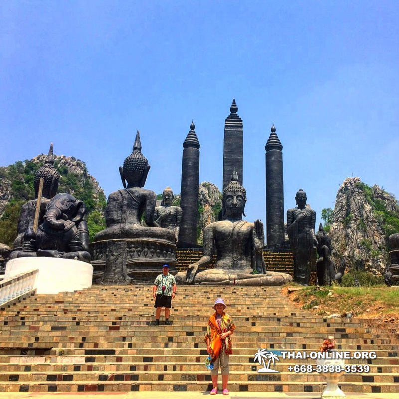 Сила Жизни экскурсия туристической компании Magic Thai Online в Паттайе, храм СПИДа в Тайланде, Лопбури город обезьян, Зеркальный храм, святилище секты Дхаммакая - фото 21
