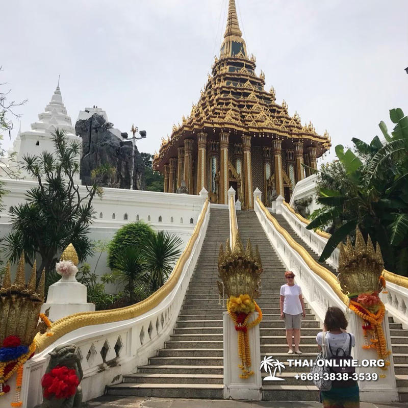 Сила Жизни экскурсия туристической компании Magic Thai Online в Паттайе, храм СПИДа в Тайланде, Лопбури город обезьян, Зеркальный храм, святилище секты Дхаммакая - фото 27