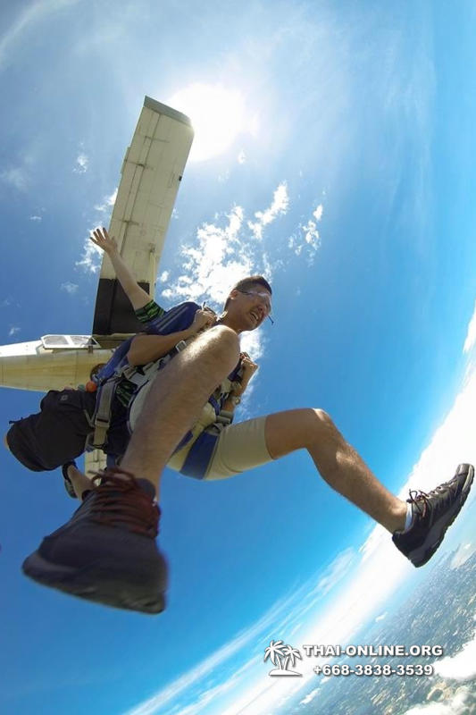 Тандем Скайдайвинг Thai Sky Adventures парашют прыжки Паттайя фото 52