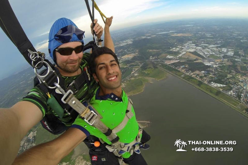 Тандем Скайдайвинг Thai Sky Adventures парашют прыжки Паттайя фото 26