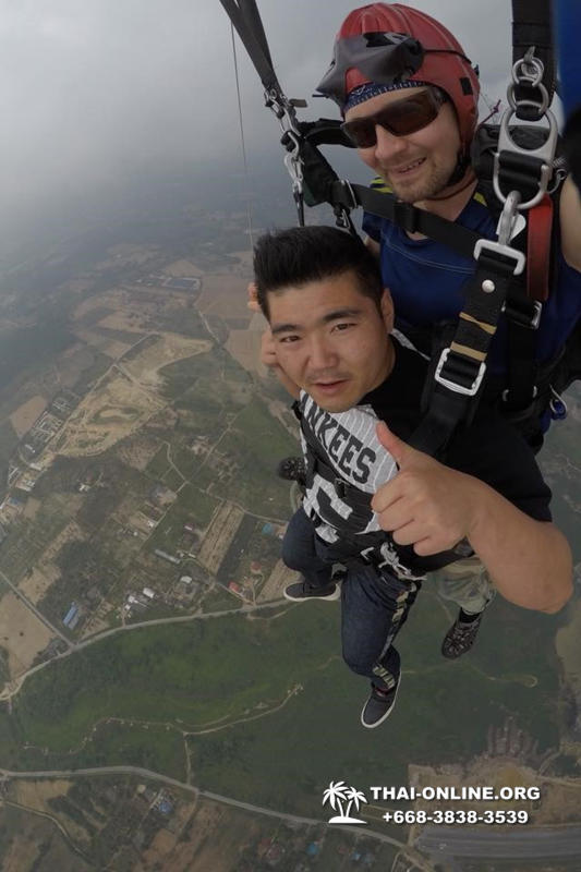 Тандем Скайдайвинг Thai Sky Adventures парашют прыжки Паттайя фото 43