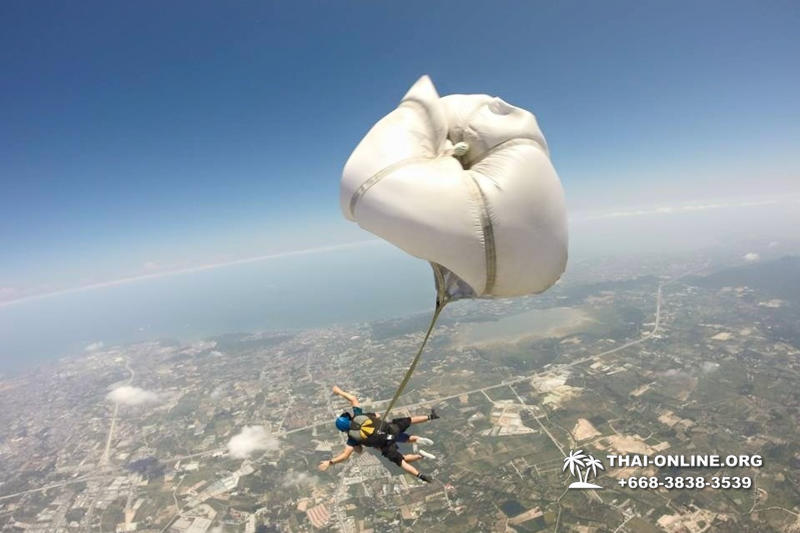Тандем Скайдайвинг Thai Sky Adventures парашют прыжки Паттайя фото 53