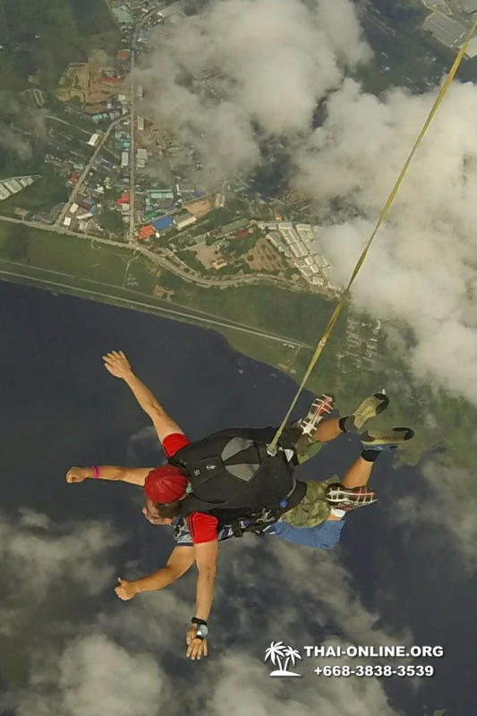 Тандем Скайдайвинг Thai Sky Adventures парашют прыжки Паттайя фото 46