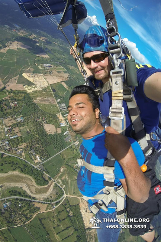Тандем Скайдайвинг Thai Sky Adventures парашют прыжки Паттайя фото 1
