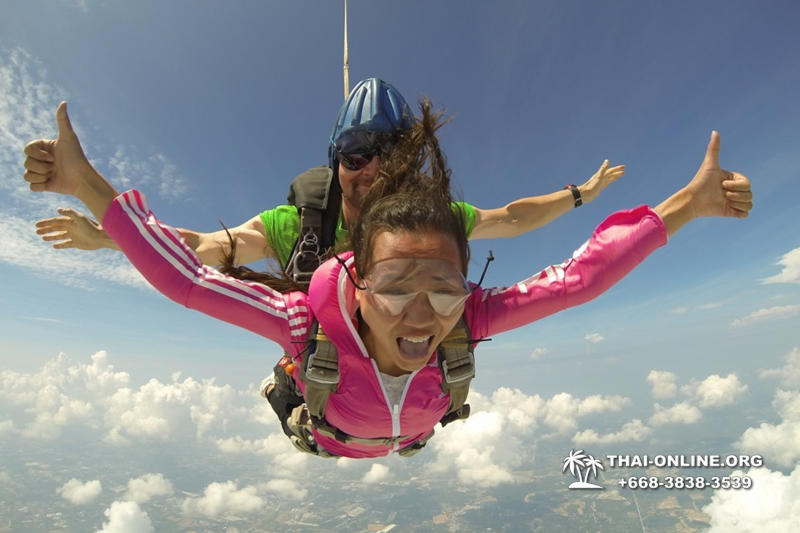 Тандем Скайдайвинг Thai Sky Adventures парашют прыжки Паттайя фото 40