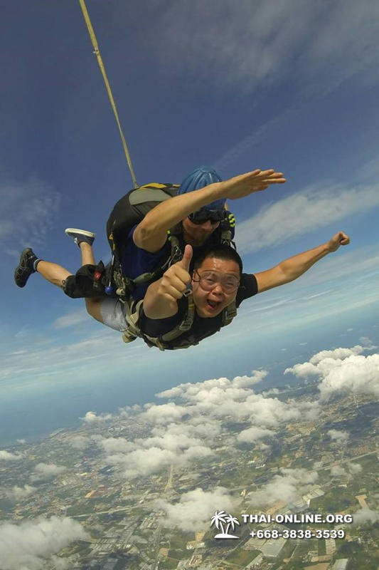 Тандем Скайдайвинг Thai Sky Adventures парашют прыжки Паттайя фото 41