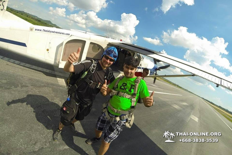Тандем Скайдайвинг Thai Sky Adventures парашют прыжки Паттайя фото 18