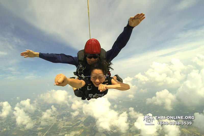 Тандем Скайдайвинг Thai Sky Adventures парашют прыжки Паттайя фото 50