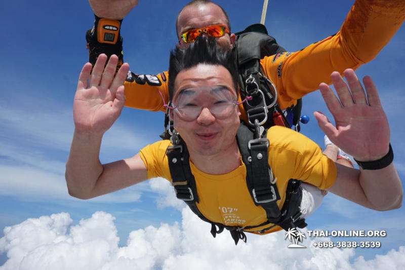 Тандем Скайдайвинг Thai Sky Adventures парашют прыжки Паттайя фото 30