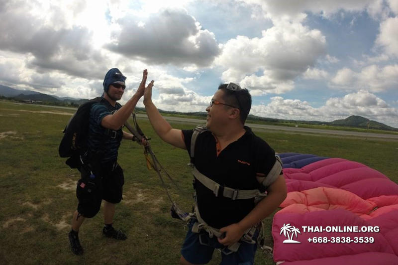 Тандем Скайдайвинг Thai Sky Adventures парашют прыжки Паттайя фото 42