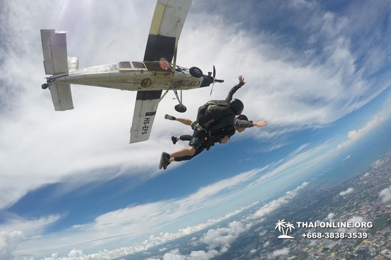 Тандем Скайдайвинг Thai Sky Adventures парашют прыжки Паттайя фото 47