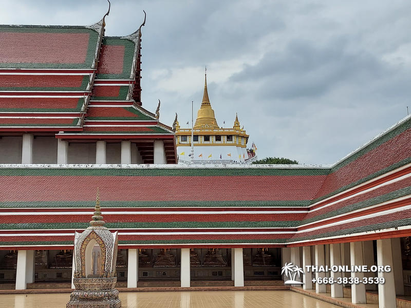 Бангкок Вечерний Контраст экскурсия турагентства Magic Thai Online из Паттайи в столицу Таиланда на один день, осмотр исторических и современных туристических достопримечательностей Бангкока, подъем на небоскреб Маханакхон с площадкой skywalk, вечерний круиз на теплоходе с ужином - фото 1
