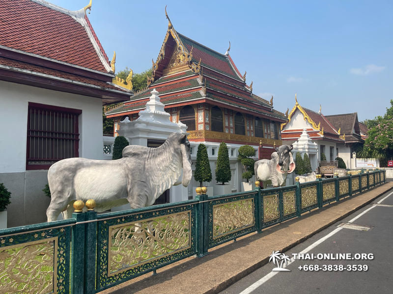 Бангкок Вечерний Контраст экскурсия турагентства Magic Thai Online из Паттайи в столицу Таиланда на один день, осмотр исторических и современных туристических достопримечательностей Бангкока, подъем на небоскреб Маханакхон с площадкой skywalk, вечерний круиз на теплоходе с ужином - фото 11