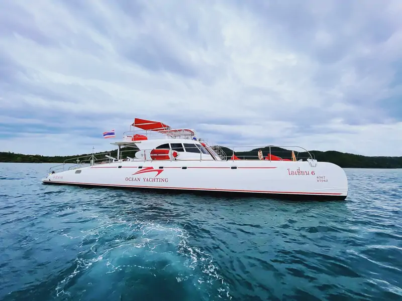 Ocean Yachting Sunset круиз на катамаране экскурсия в Паттайе фото 105