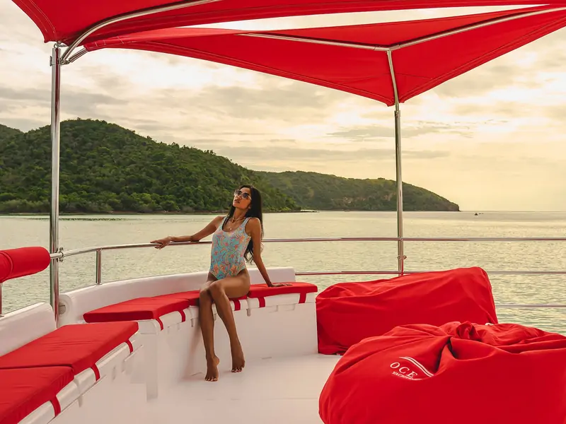 Ocean Yachting Sunset круиз на катамаране экскурсия в Паттайе фото 101