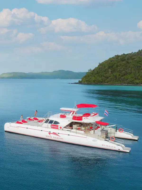Ocean Yachting Sunset круиз на катамаране экскурсия в Паттайе фото 117