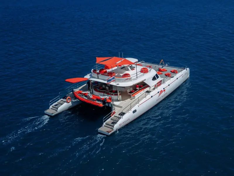 Ocean Yachting Sunset круиз на катамаране экскурсия в Паттайе фото 137