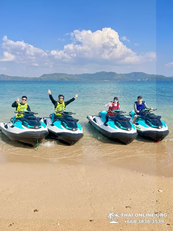 Экскурсия на водных мотоциклах Jet Ski Паттайя Таиланд - фото 11
