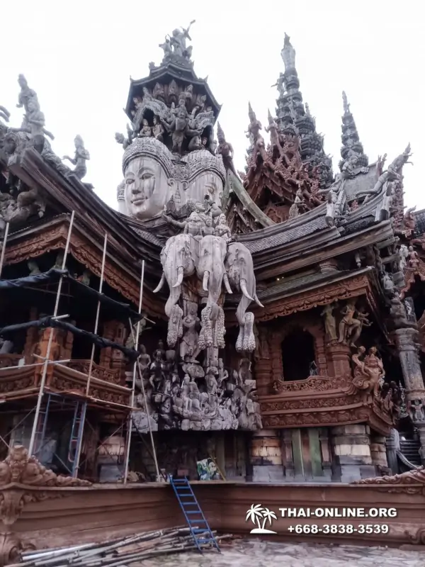 The Sanctuary of Truth Паттайя экскурсия Храм Истины компании Seven Countries в Паттайе Таиланде фото 21